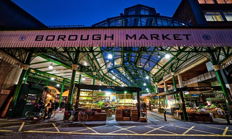 borough market، از جاذبه های گردشگری لندن
