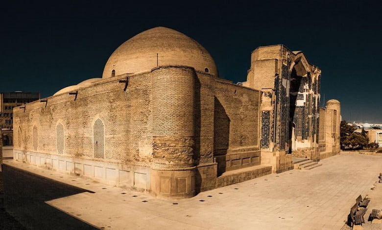 قسمت های مختلف مسجد کبود