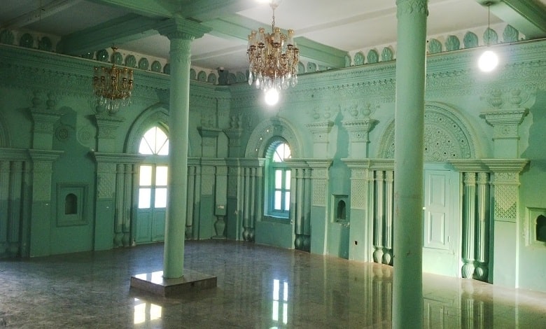 معماری داخلی مسجد رنگونی ها
