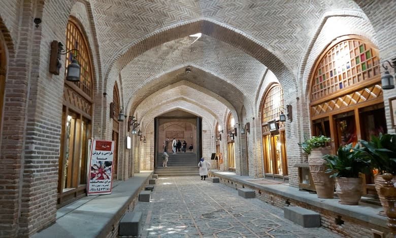 معماری بازار تاریخی قزوین