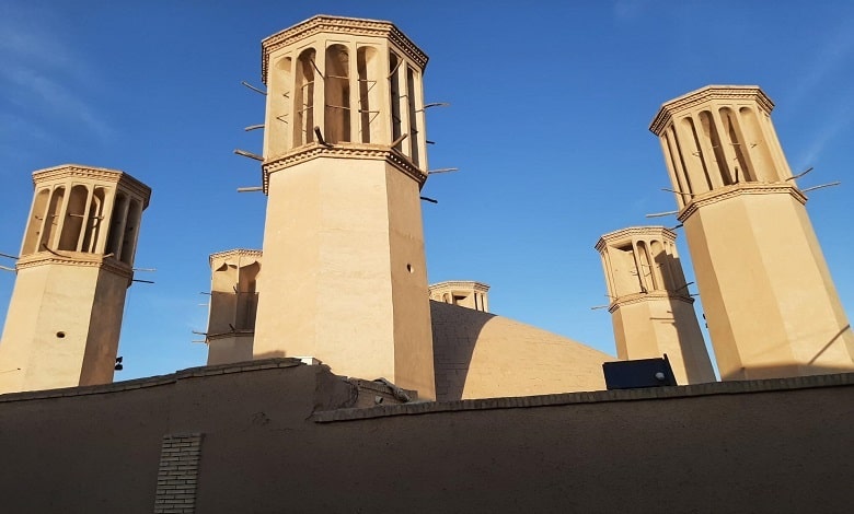 معماری آب انبار شش تاریخی بادگیر