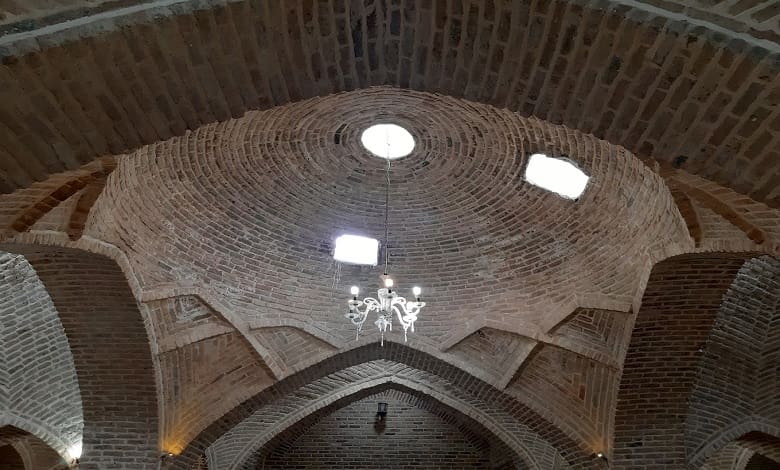 معماری حمام قلعه همدان