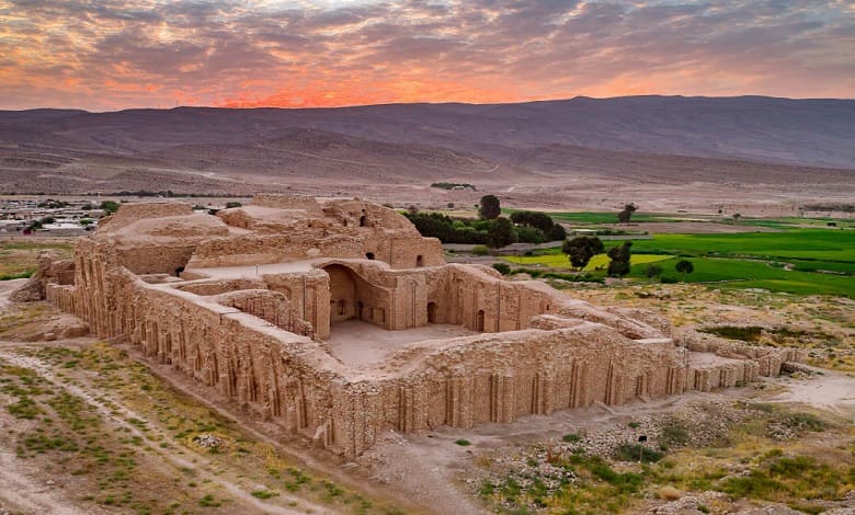 کاخ اردشیر ساسانی در فیروزآباد فارس مرمت شد