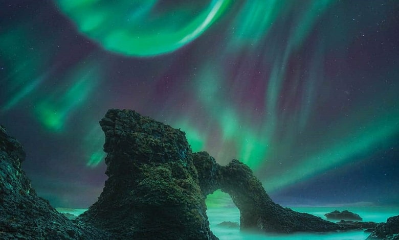 شفق های قطبی زیبا در ایسلند