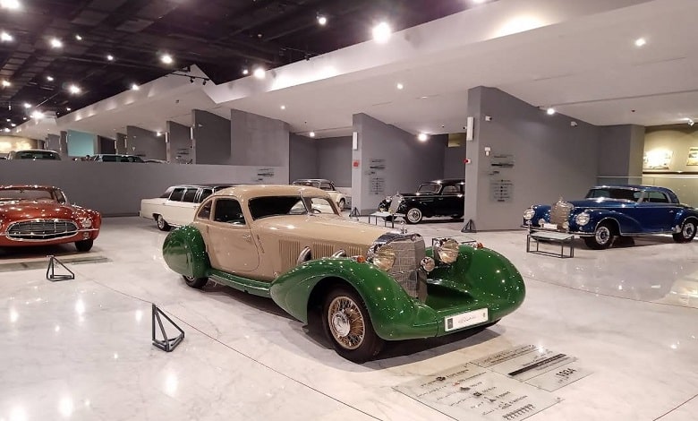 بخش های مختلف موزه اتومبیل های سلطنتی