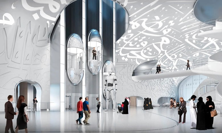 بخش های مختلف موزه آینده دبی