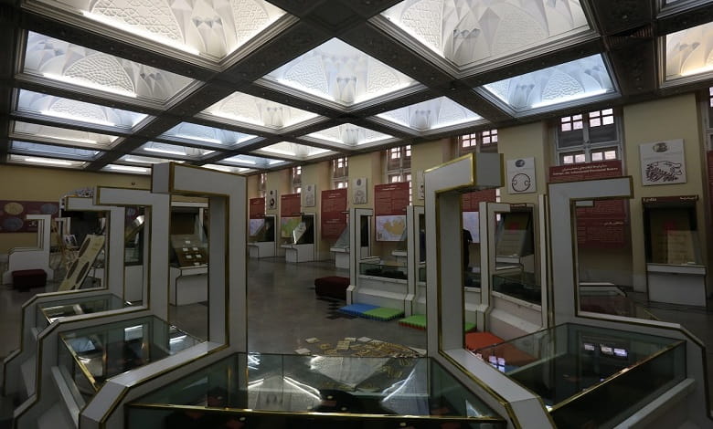 بخش‌های مختلف کتابخانه و موزه ملی ملک