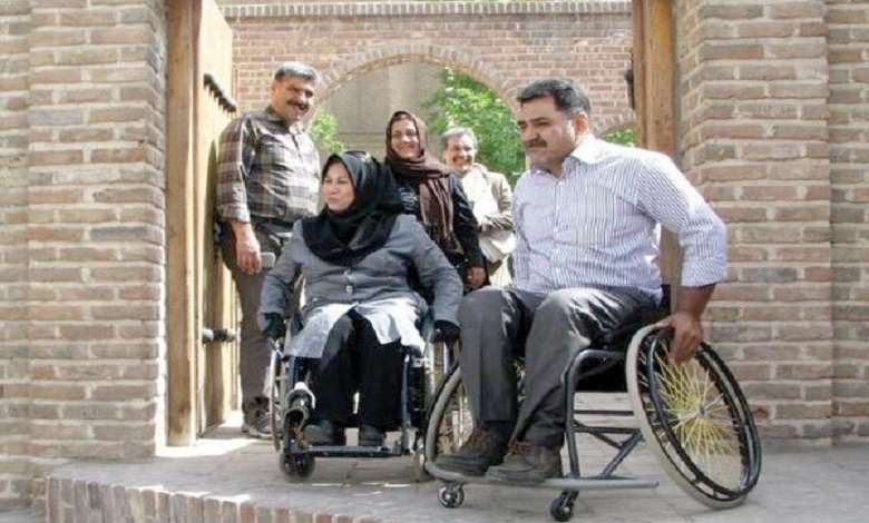 مناسب سازی مجموعه باغ فین برای دسترسی معلولان