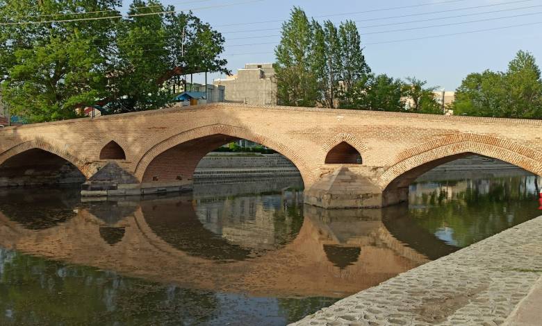 معماری پل ابراهیم آباد اردبیل