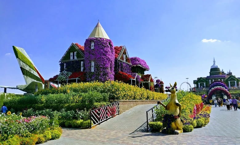 خانه‌ها در باغ معجزه شهر دبی