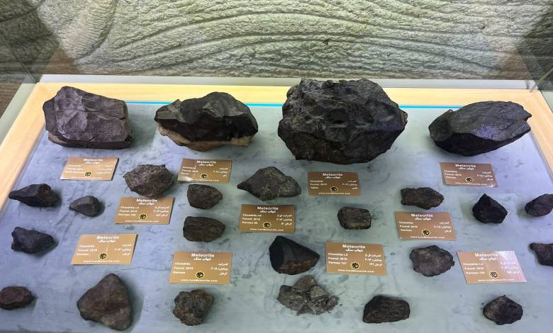 بخش های مختلف و آثار موزه شهاب سنگ تهران