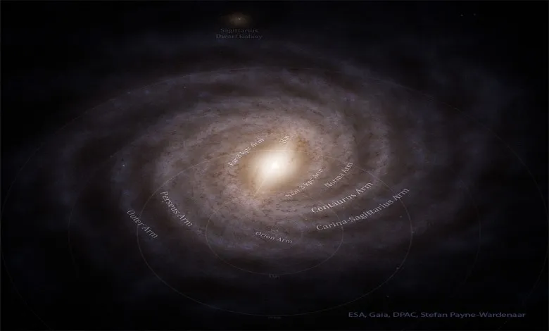 گایا نمای بالایی از کهکشان ما را بازسازی می کند
