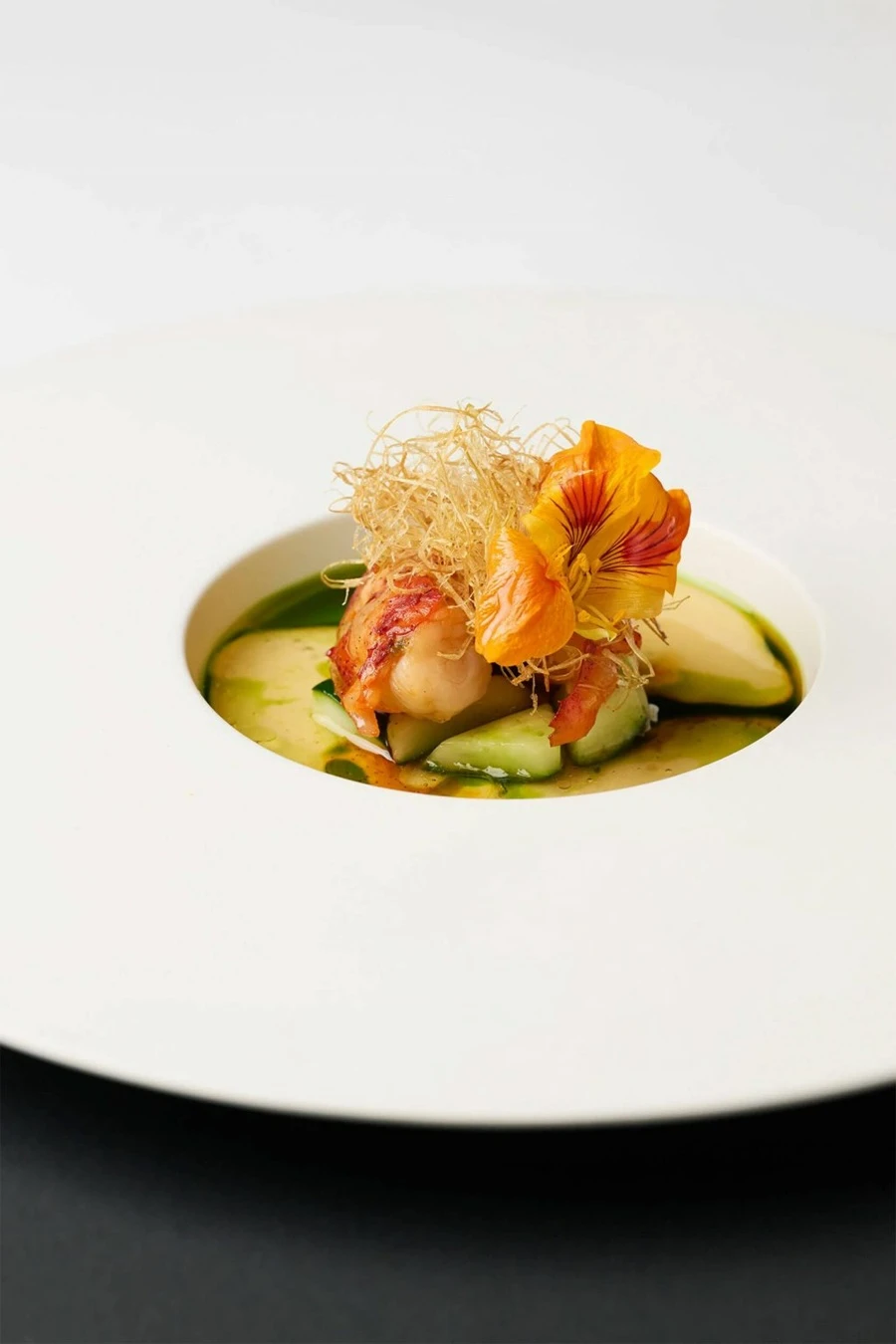 تصویری دیگر از غذای دریایی در گالری آقای بن چن