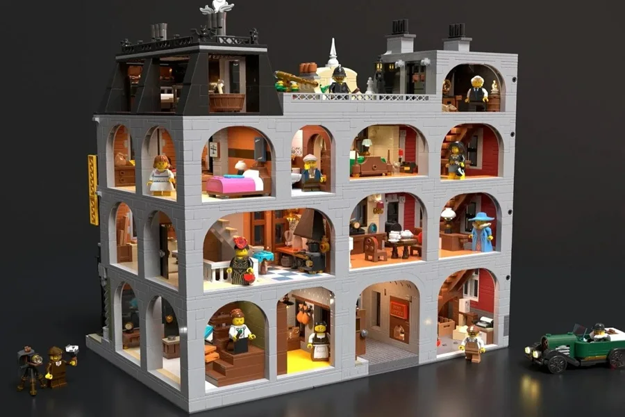 یک خانه لگویی قدیمی مربوط به قرن بیستم در لندن