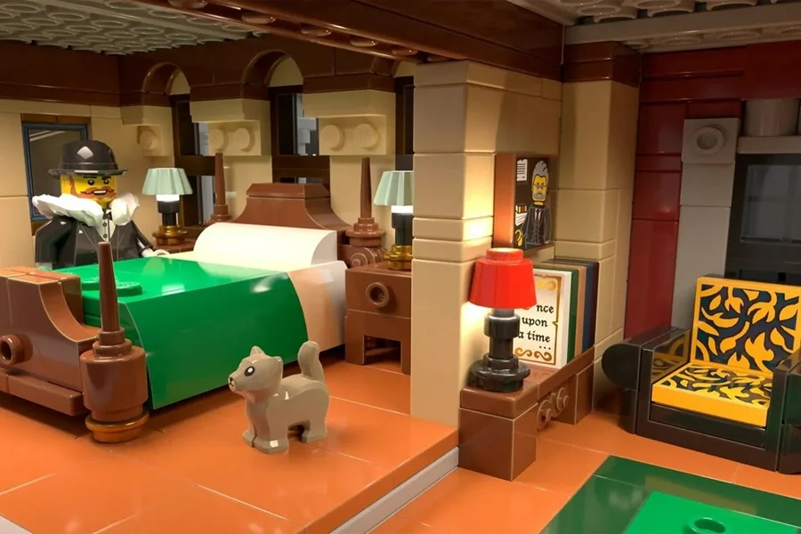 اتاق خواب لگویی یک خانه قدیمی در لندن