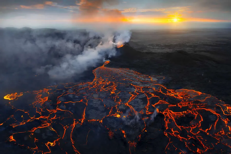 مواد مذابی که توسط جیانلوکا روبیناچی عکاسی شدند