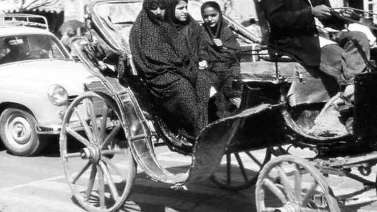 تصویری از اولین ترافیک تهران