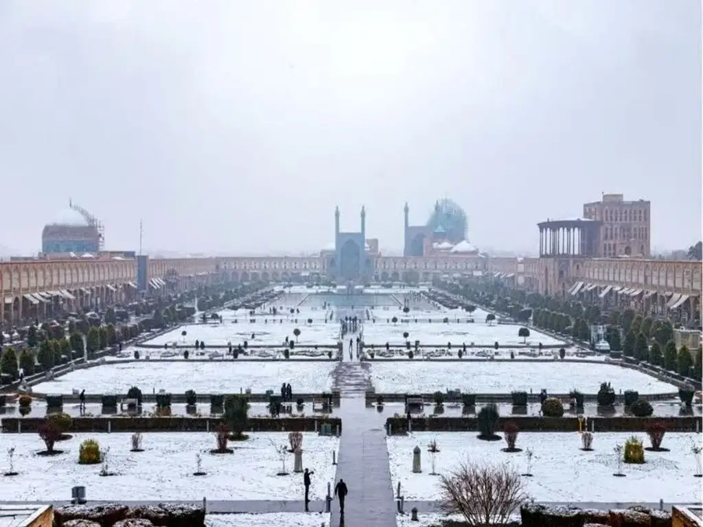 اصفهان در زمستان