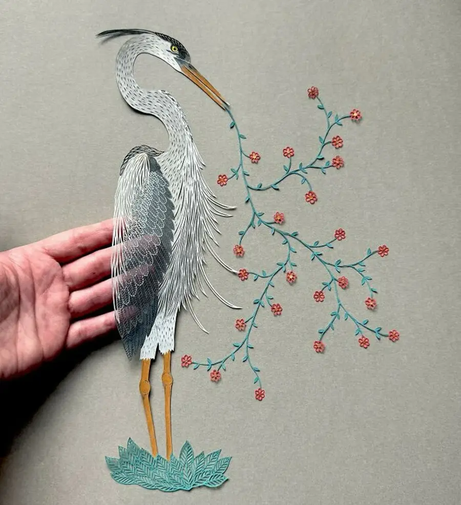 مرغ ماهی خوار کاغذی