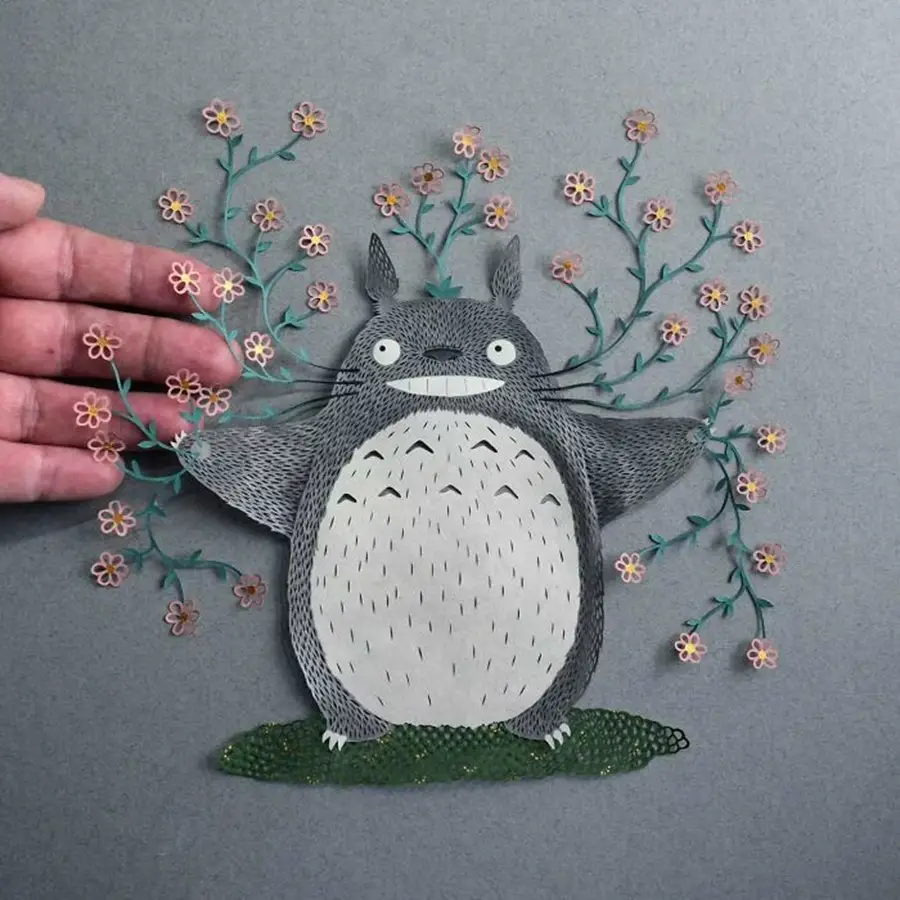 ادغام کاغذ و طبیعت توسط پیپا دیرلاگا