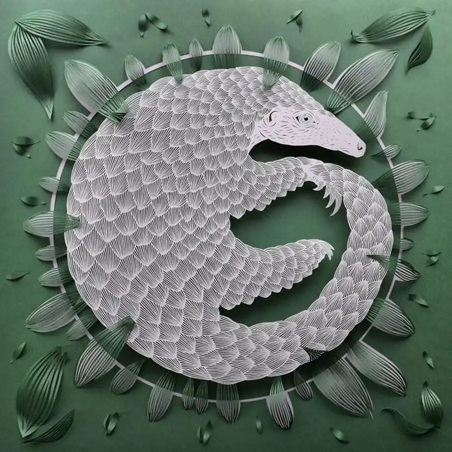 آثار کاغذی ساخته شده توسط پیپا دیرلاگا