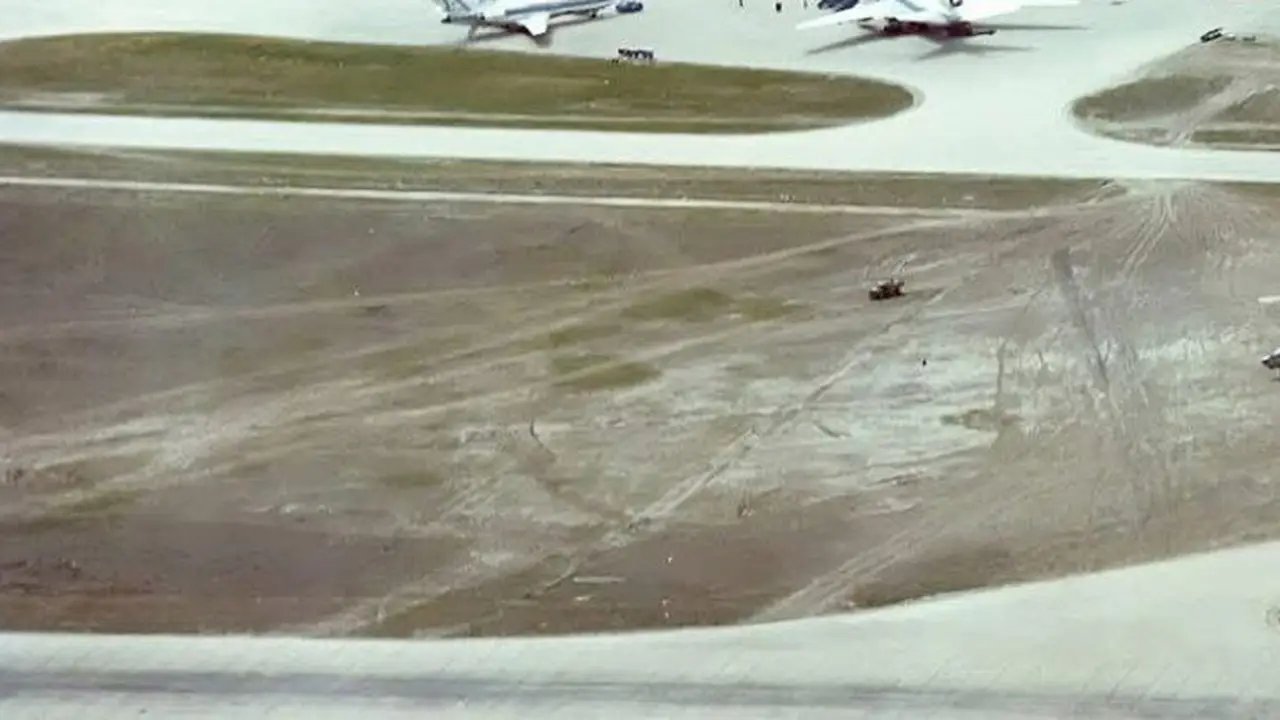 تصویری قدیمی از فرودگاه کابل در سال 1988