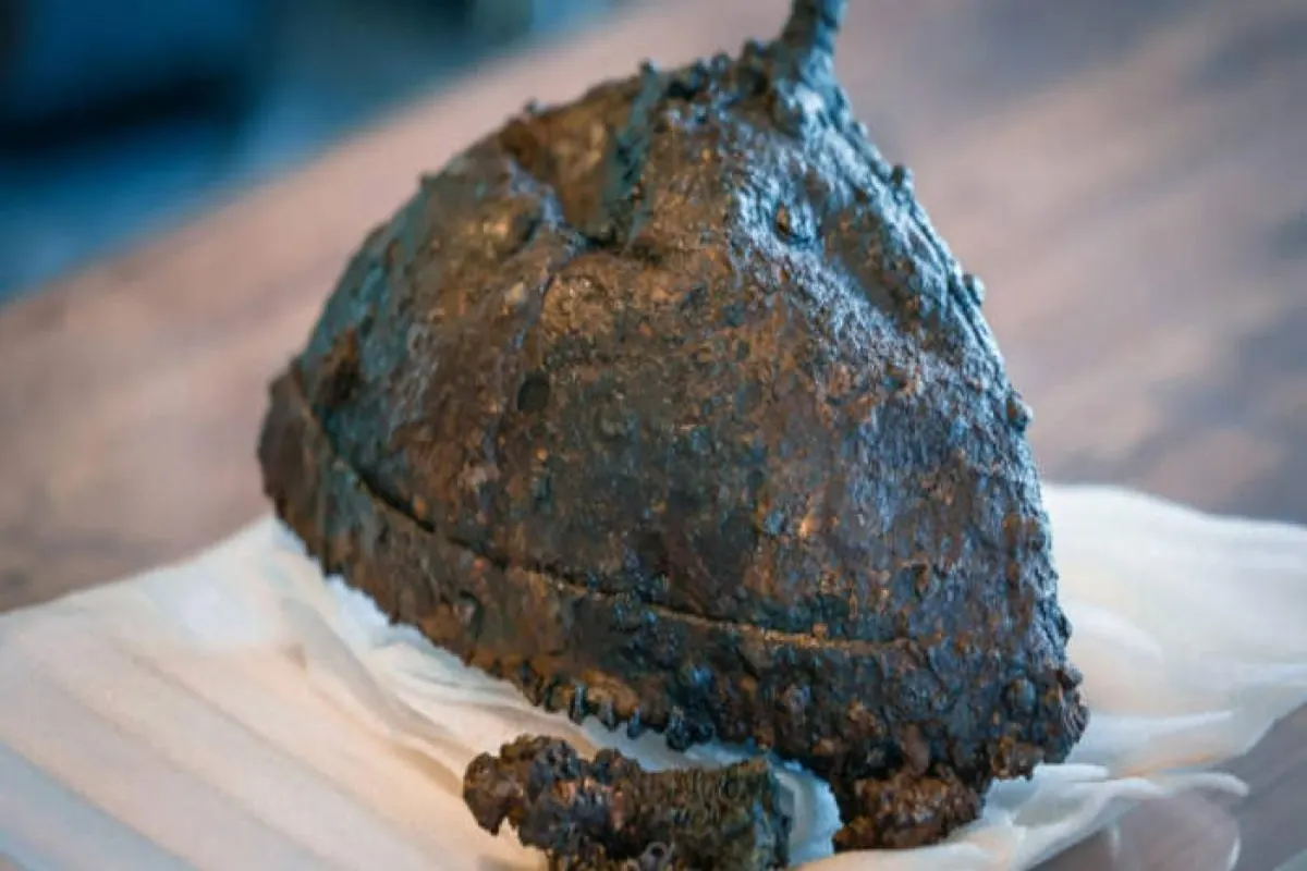 کشف کلاهخود قرون وسطایی در گرجستان