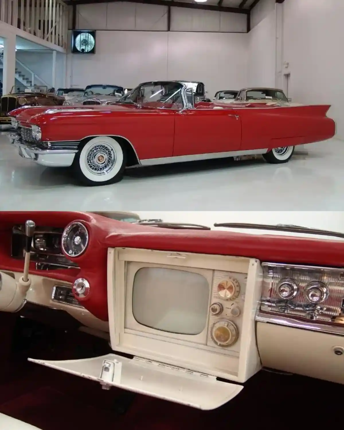 این کادیلاک در دهه 1960 در داشبورد خود تلویزیون داشت