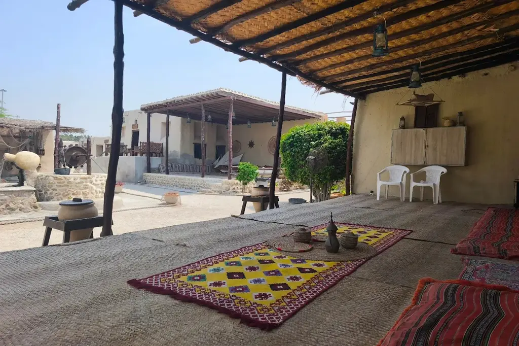 حیاط مرکزی موزه مردم شناسی کیش