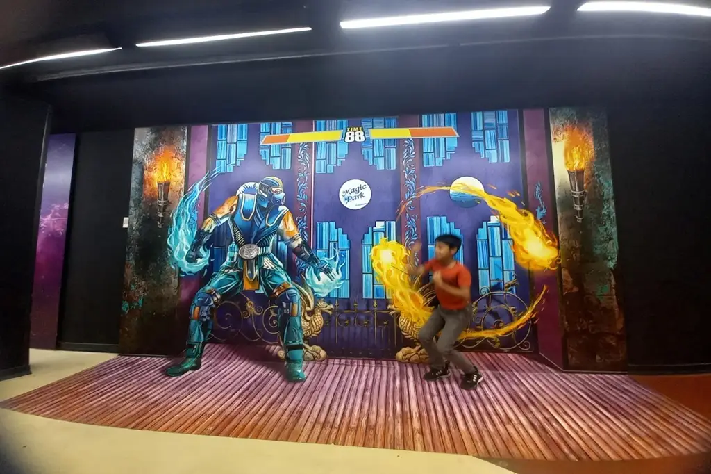 بازی‌های کودکانه در تم پارک سنتر کیش