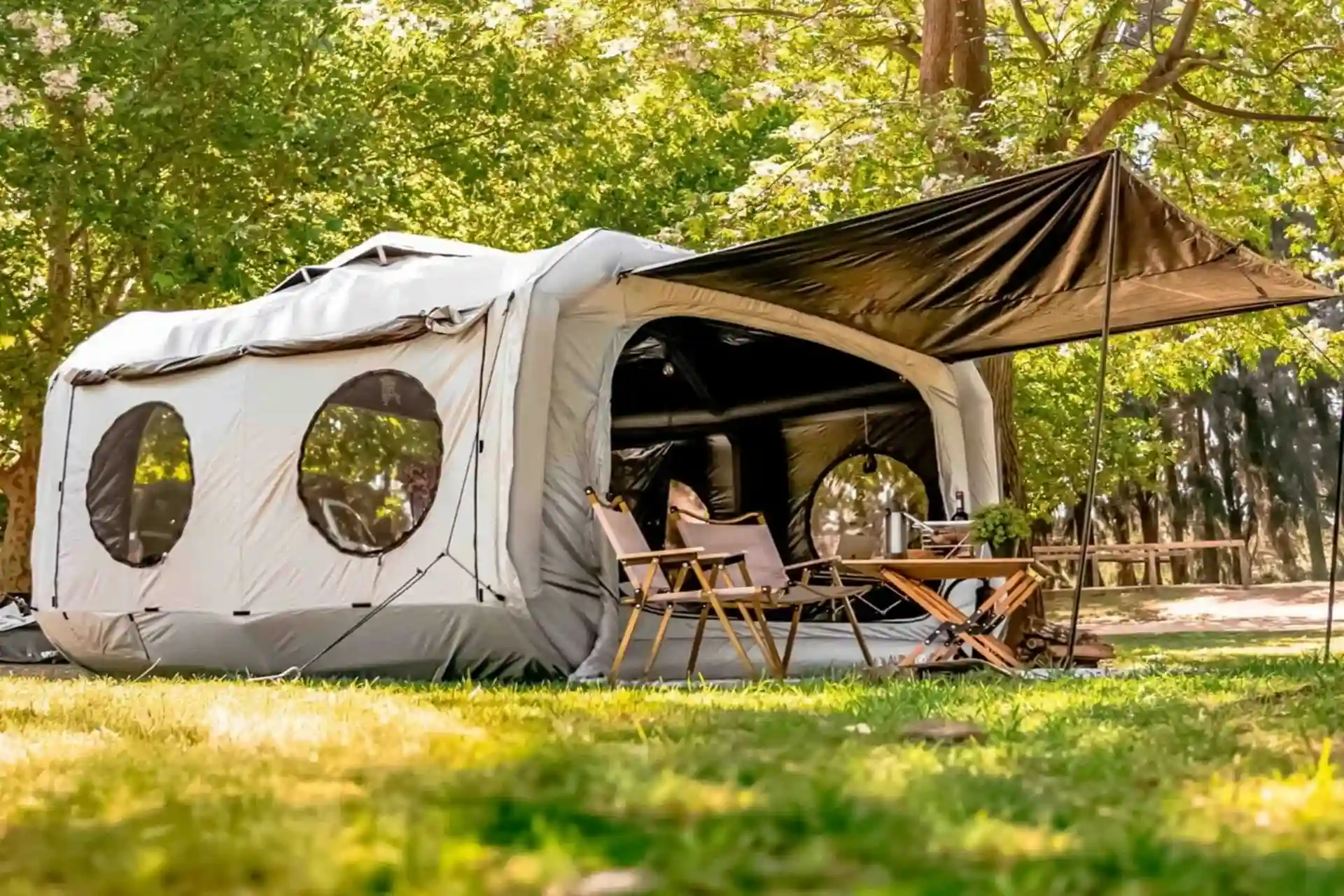 میز کمپ چادر کیوب