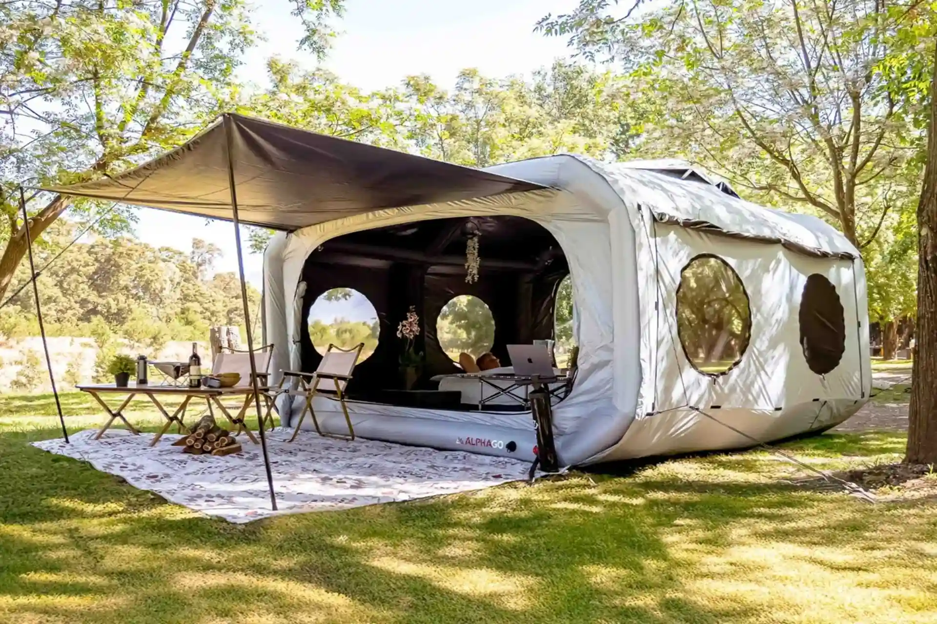 چادر کیوب؛ انقلابی در چادرهای بادی