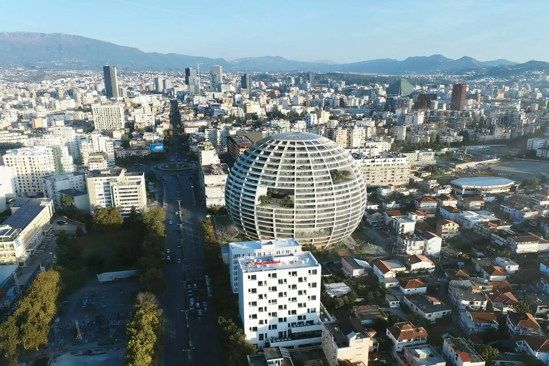 پروژه Grand Ballroom از نمای بیرون