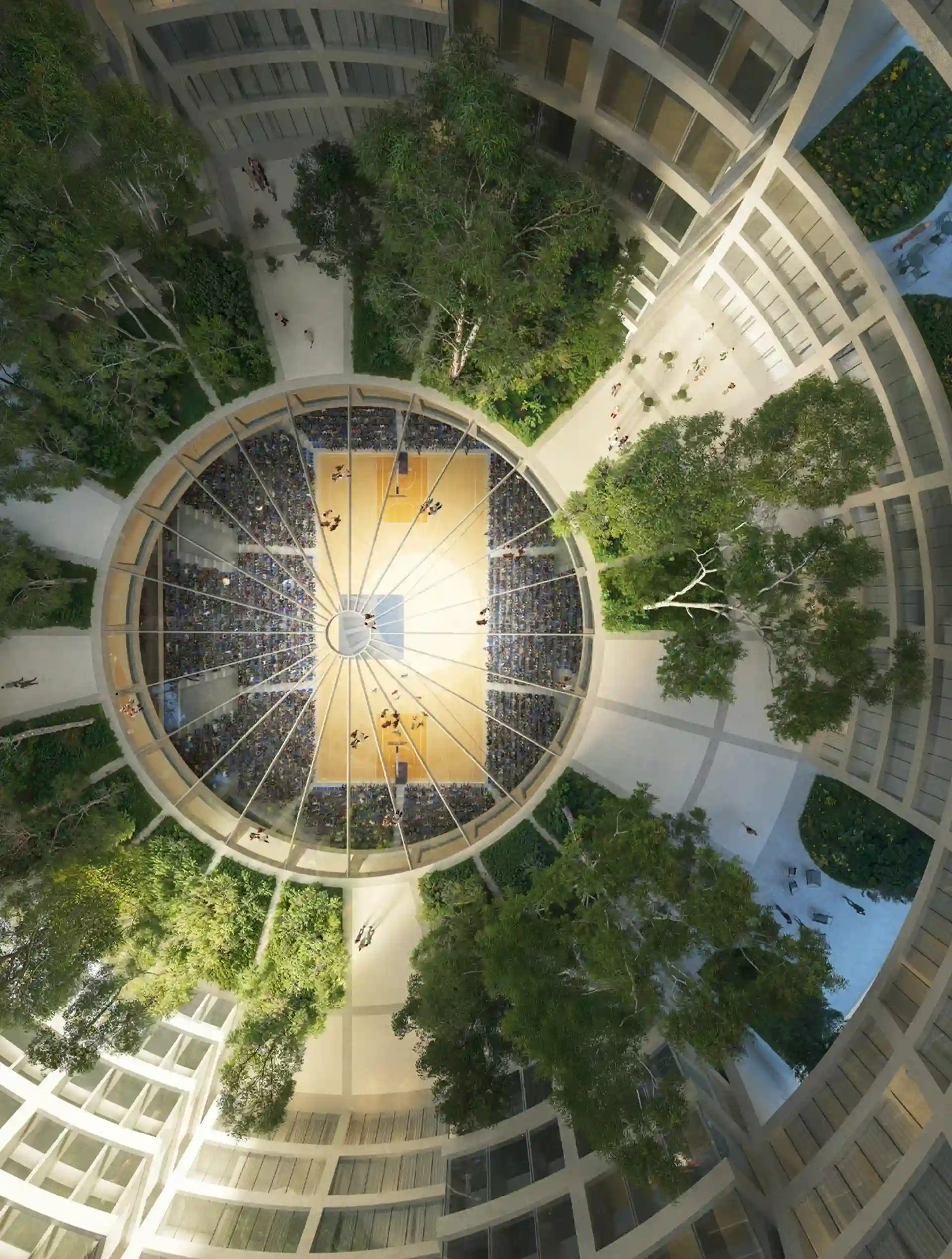 کره Grand Ballroom از بالا