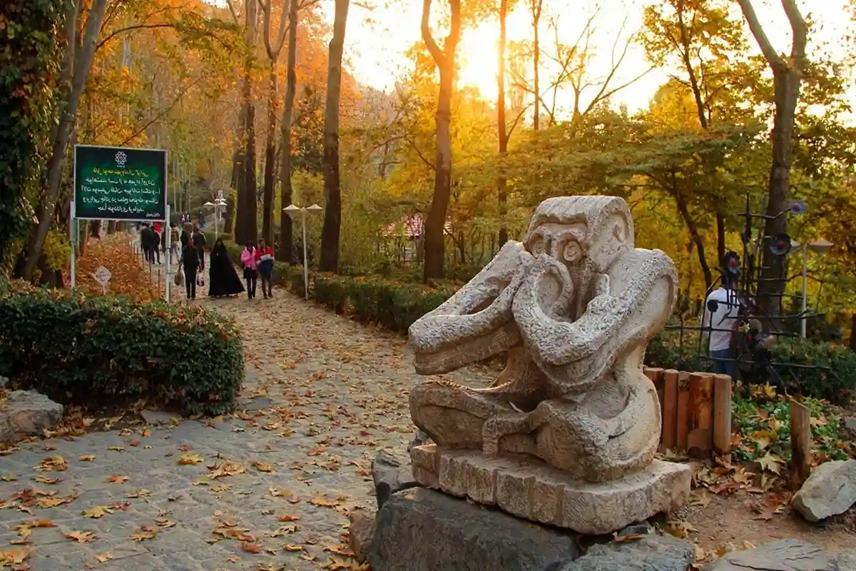 پارک جمشیدیه برای عکاسی در پاییز