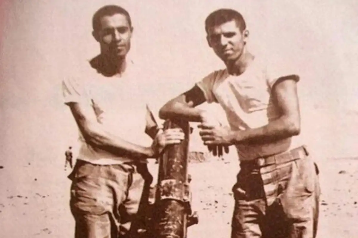 تصویری از دوران سربازی خسرو شکیبایی