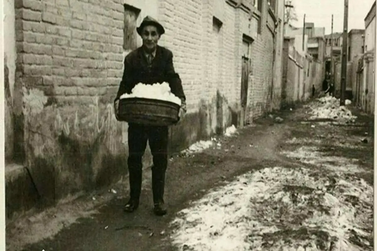 تصویری از روزهای برفی تهران در سال 1347