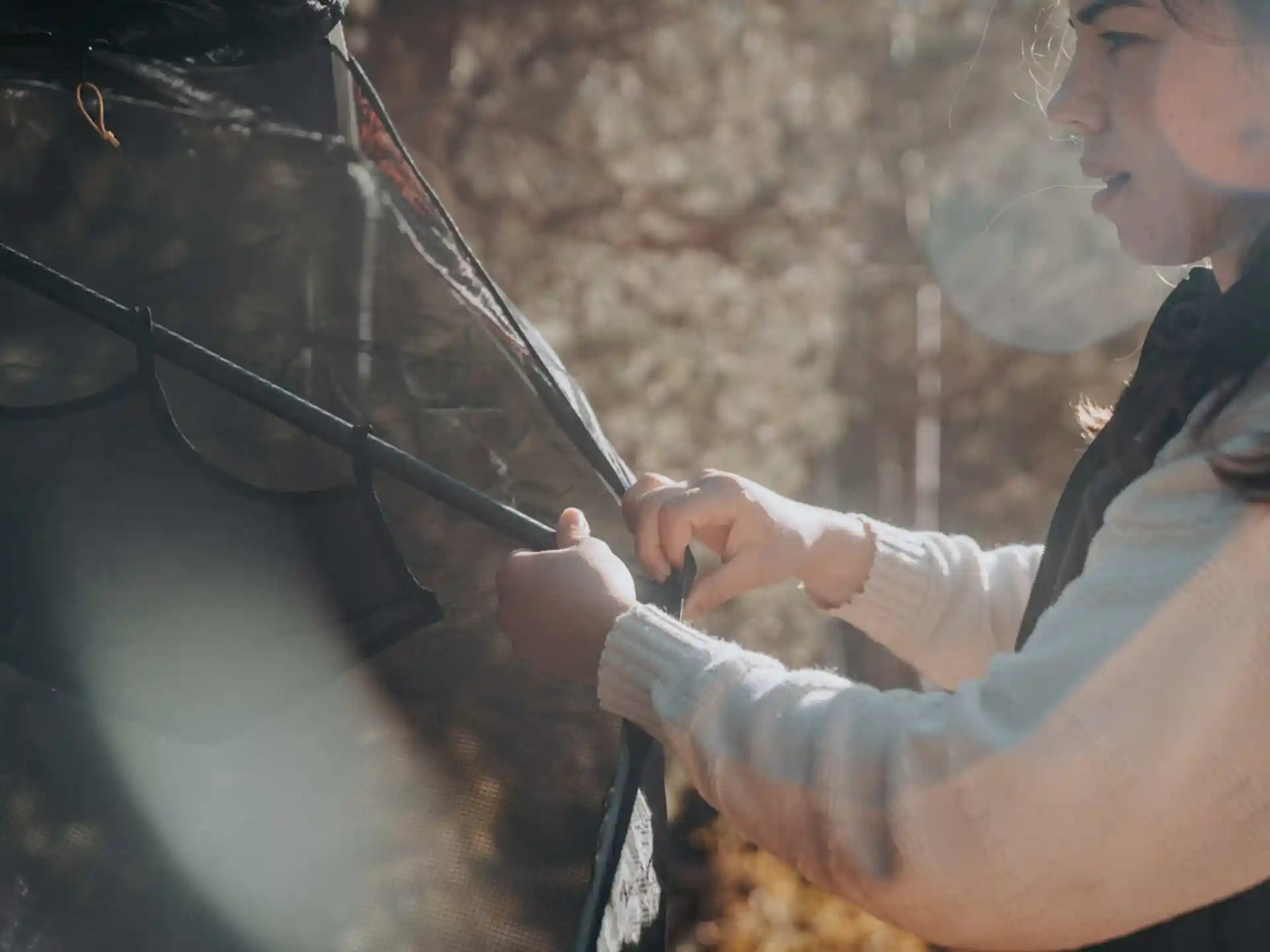 بستن چادر اسپکتر