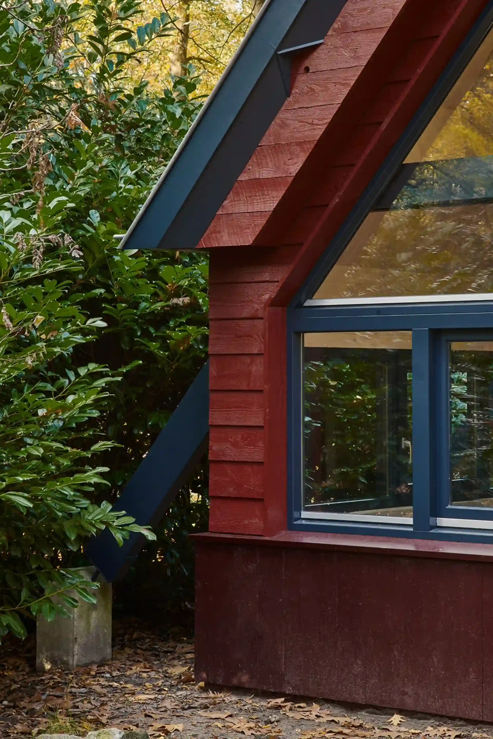 نمای بیرونی کلبه