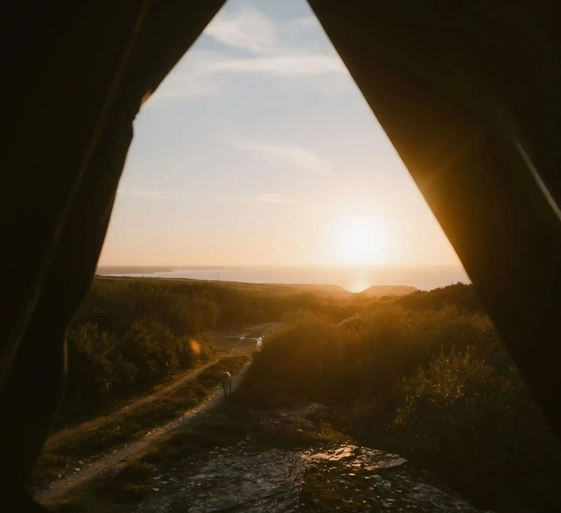 ویو منظره از داخل چادر کی-تنت