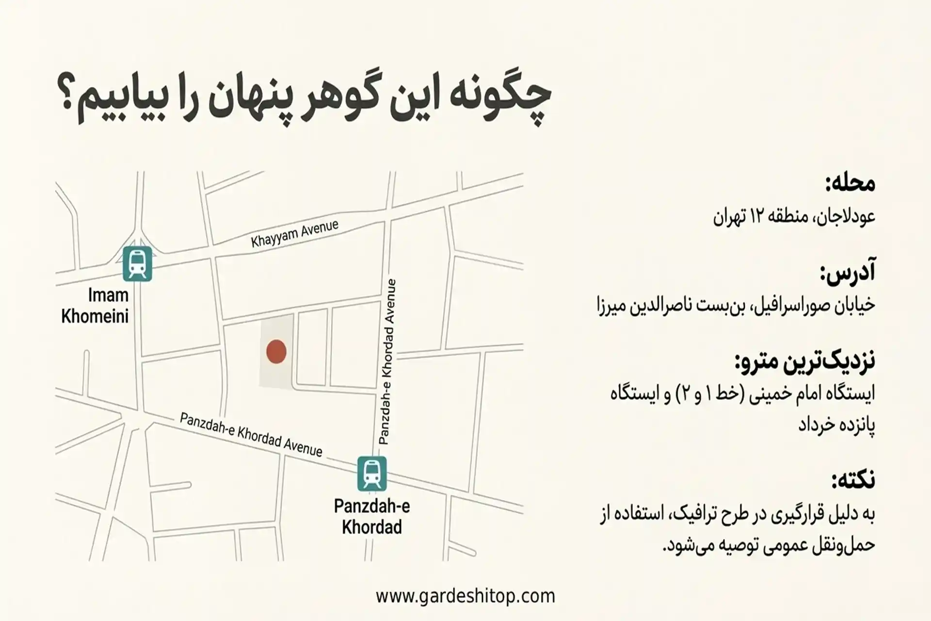 خانه ناصرالدین میرزا کجاست؟