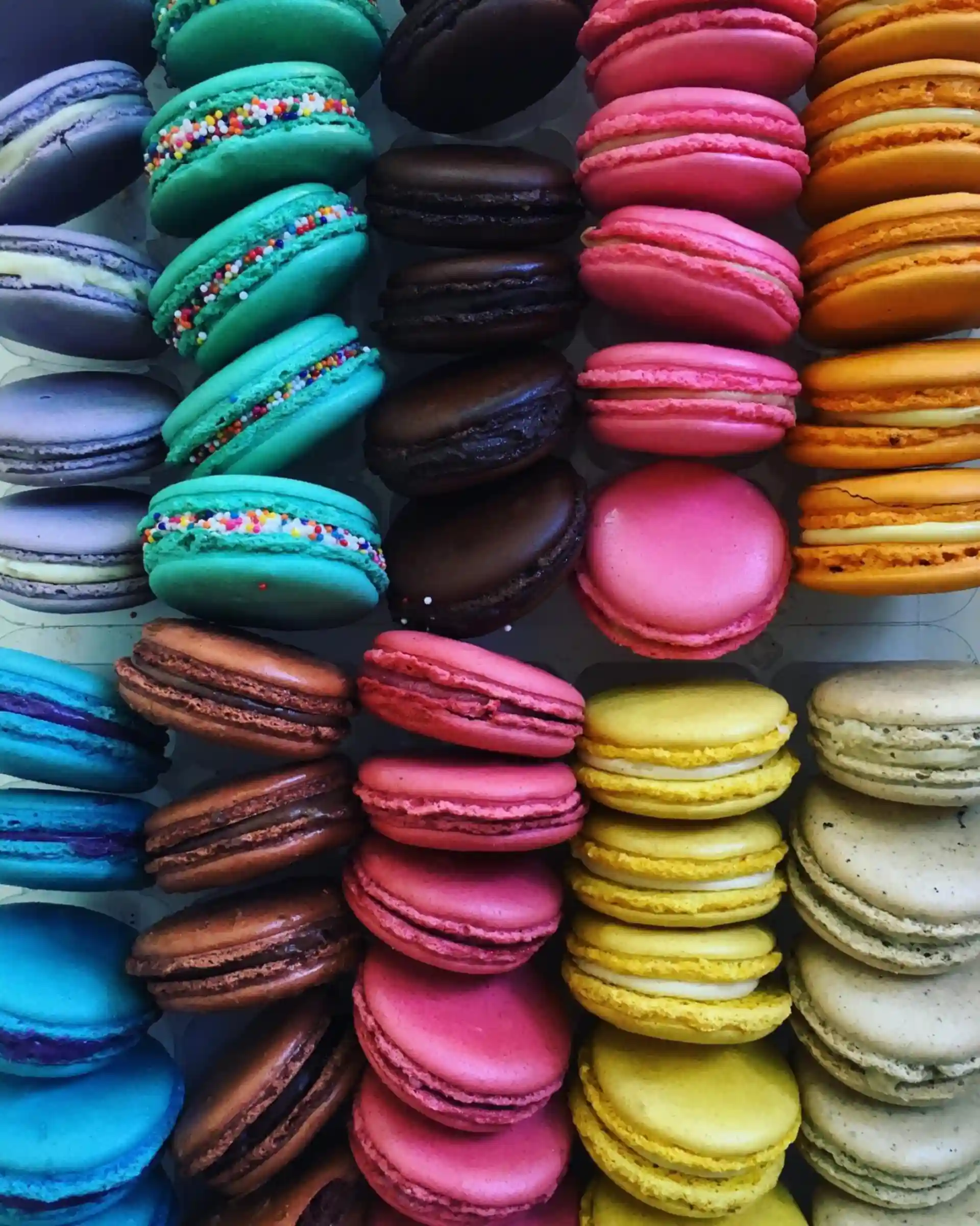 کیک‌های رنگارنگ و ثبت هنرمندانه آن‌ها توسط بریتنی رایت